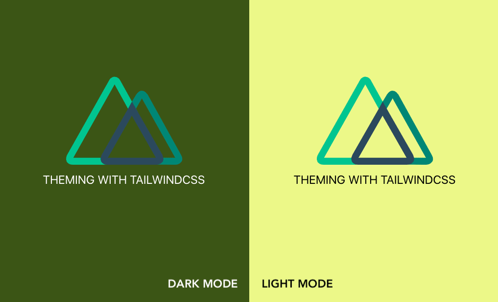 Design of dark and light mode